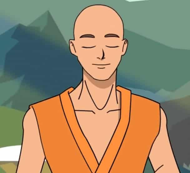 Silver - Wise monk cat with meditation and intuition powers